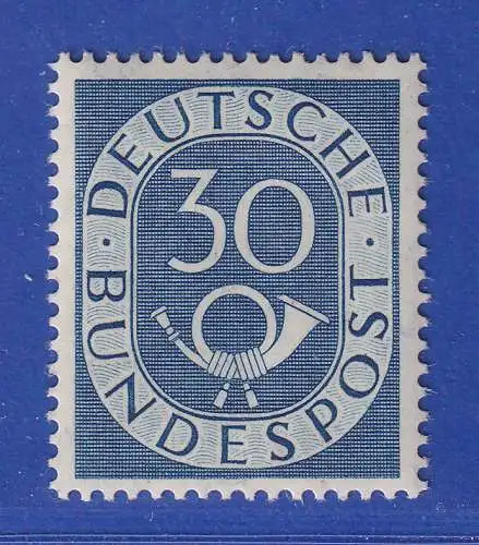 Bundesrepublik 1951 Posthorn 30 Pfg. Mi.-Nr. 132 postfrisch ** gpr. SCHLEGEL BPP