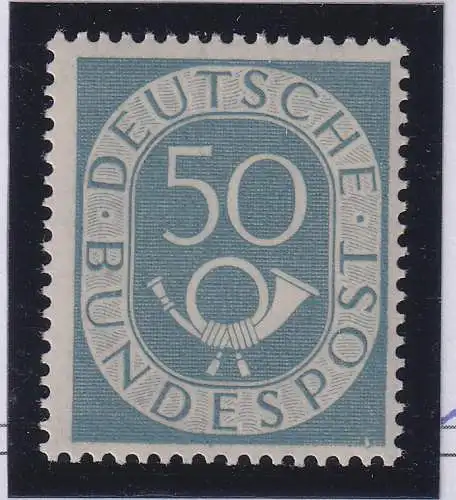 Bundesrepublik 1951 Posthorn 50 Pfg. Mi.-Nr.134 postfrisch ** KB SCHLEGEL BPP