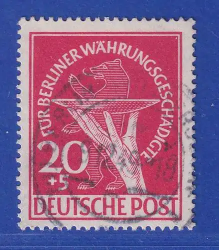 Berlin 1949 Für Währungsgeschädigte 20+5 Pfg.  Mi.-Nr. 69 O  gpr. SCHLEGEL BPP