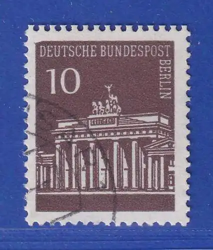 Berlin 1966 Brandenburger Tor Plattenfehler Mi.-Nr. 286 I O gpr. SCHLEGEL BPP