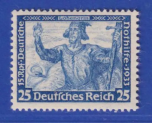 Dt. Reich 1933 Wagner-Opern Lohengrin Mi.-Nr. 506A ** Befund SCHLEGEL BPP