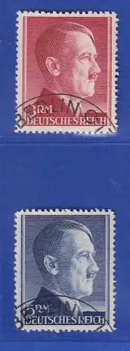 Dt. Reich 1942 Hitler Mi.-Nr. 801A, 802A mit So.-O BERLIN ** KB SCHLEGEL BPP