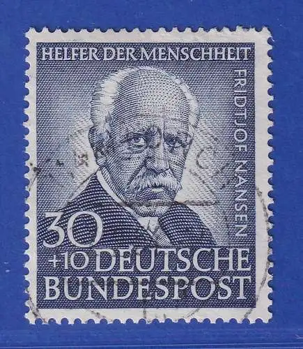 Bundesrepublik 1953 Fridtjof Nansen Mi-Nr.176 mit Voll-O LORCH gpr. SCHLEGEL BPP