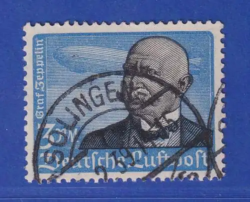 Dt. Reich 1934 Graf Zeppelin Mi.-Nr. 539x O SOLINGEN gpr. SCHLEGEL BPP