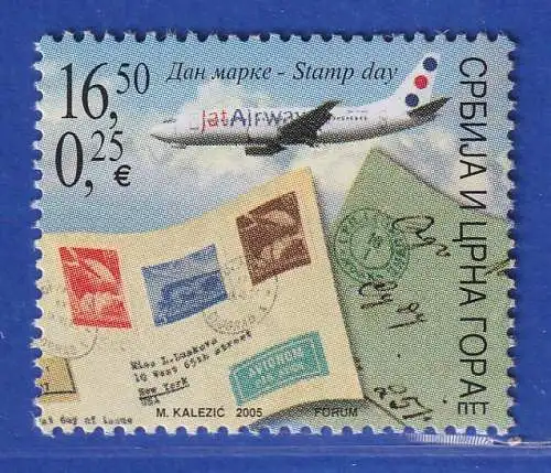 Jugoslawien 2005  Tag der Briefmarke  Mi.-Nr. 3295 ** / MNH