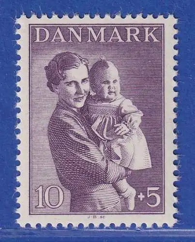 Dänemark / Danmark 1941 Mi.-Nr. 264 Kinderhilfe ** / MNH