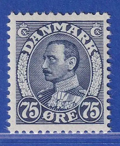 Dänemark / Danmark 1941 Freimarke Christian X 75 Ö Mi.-Nr. 265 ** / MNH