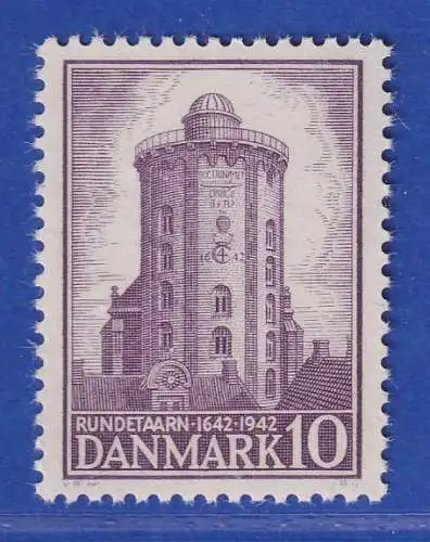 Dänemark 1942 Mi.-Nr. 278 Runder Turm Kopenhagen  ** / MNH