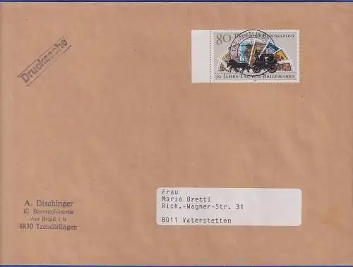 Bund 1976 Tag der Briefmarke Mi.-Nr. 1300 EF auf Drucksache, O Treuchtlingen