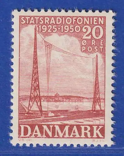 Dänemark 1950 Mi.-Nr. 321 25 Jahre Staatsrundfunk ** / MNH