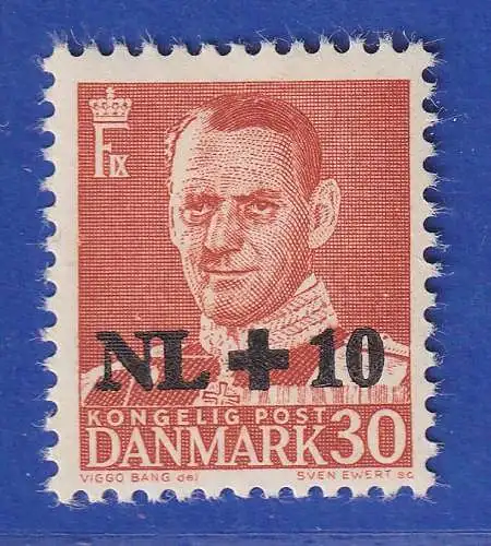 Dänemark 1953  Mi.-Nr. 339  Hochwasserhilfe für die Niederlande  ** / MNH