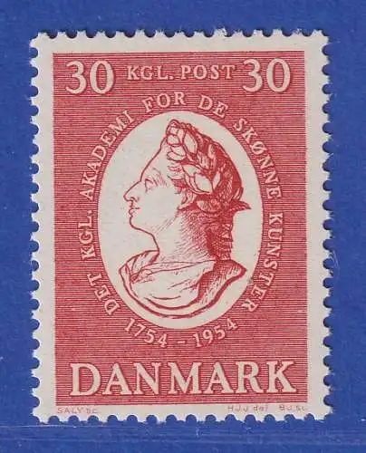 Dänemark 1954  Mi.-Nr. 352  200 Jahre Akademie der schönen Künste ** / MNH