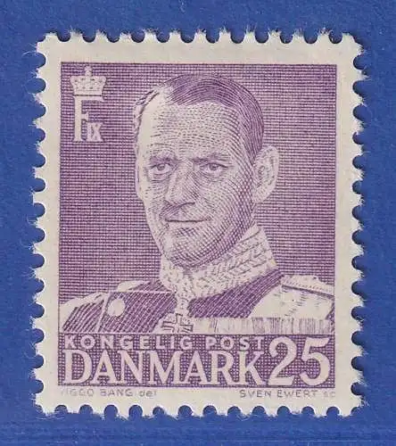 Dänemark 1955  Mi.-Nr. 355  Freimarke: König Frederik IX.  ** / MNH