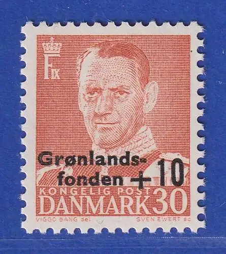 Dänemark 1959 Mi.-Nr. 370 Grönlandhilfe Mi-Nr.334 mit Aufdruck ** / MNH