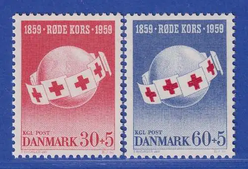 Dänemark 1959 Mi.-Nr. 375-376  100 Jahre Rotes Kreuz ** / MNH