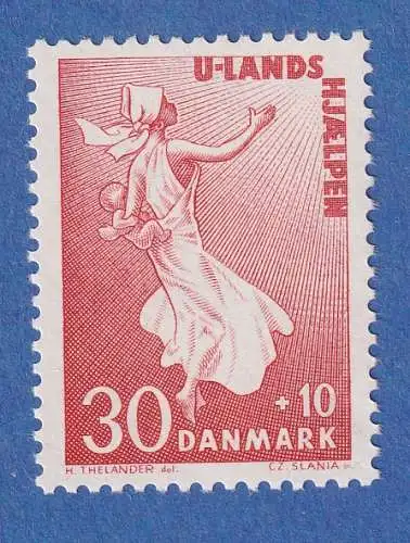 Dänemark 1962 Mi.-Nr. 405 Entwicklungshilfe: Afrikanerin mit Kind  ** / MNH