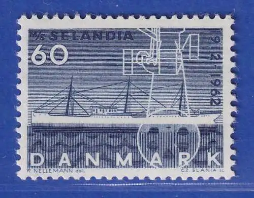 Dänemark 1962 Mi.-Nr. 406x  50. Jahre Stapellauf der Selandia ** / MNH