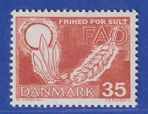 Dänemark 1963 Mi.-Nr. 409x  FAO-Kampagne gegen den Hunger ** / MNH