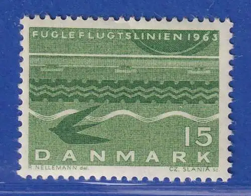 Dänemark 1963 Mi.-Nr.413x  Einweihung der Fährverbindung Vogelfluglinie ** / MNH