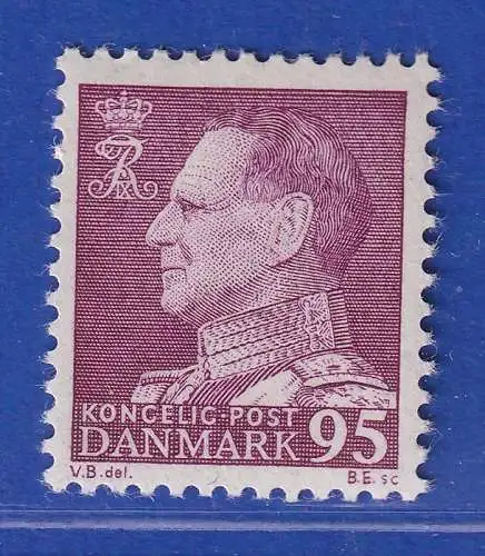 Dänemark 1963 Mi.-Nr.416 Freimarke: König Frederik IX** / MNH