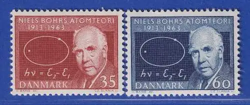 Dänemark 1963 Mi.-Nr.417-418x  50 Jahre Atommodell  von Niels Bohr ** / MNH