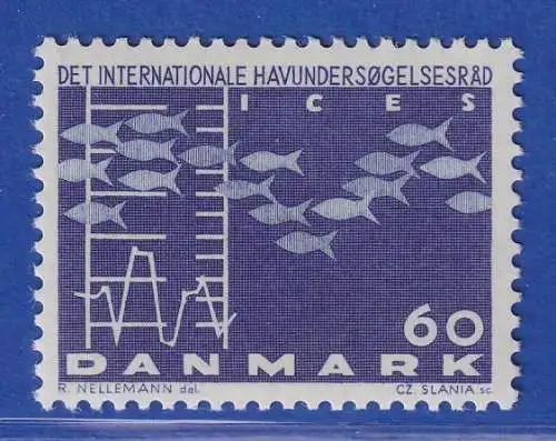 Dänemark 1964 Mi.-Nr.423y  Internationale Konferenz für Meeresforschung ** / MNH