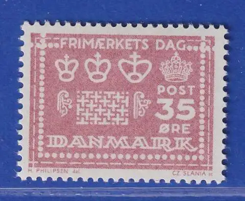 Dänemark 1964 Mi.-Nr.424y  Tag der Briefmarke Wasserzeichen ** / MNH