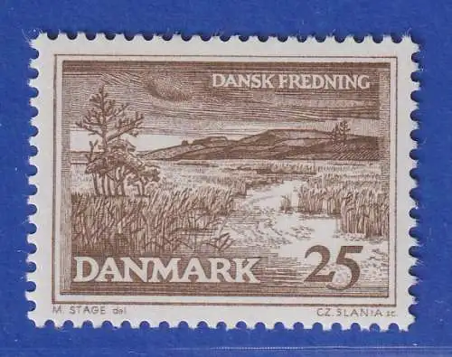 Dänemark 1964 Mi.-Nr.425y  Natur- Denkmalschutz Nordjütland ** / MNH