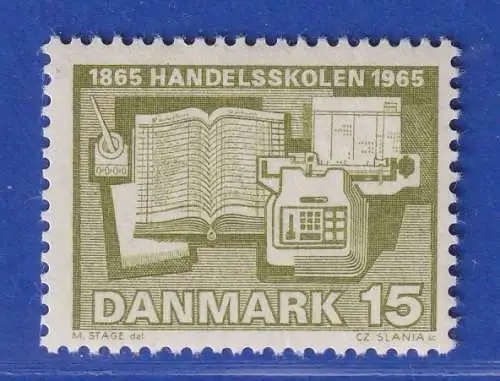 Dänemark 1965 Mi.-Nr.426x  100 Jahre Handelsschulen in Dänemark  ** / MNH