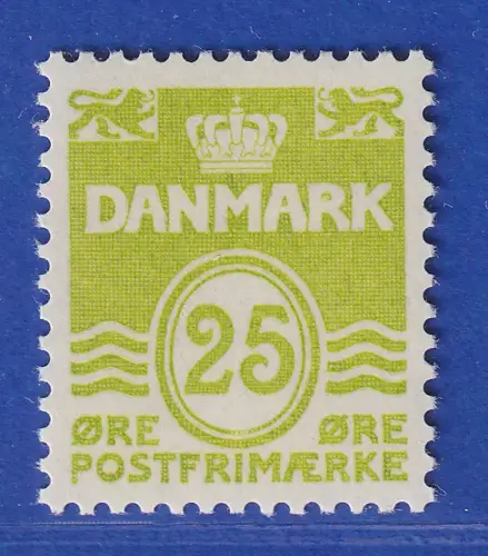 Dänemark 1965 Mi.-Nr.427y  Freimarke: Wellenlinien 25 Ö  ** / MNH