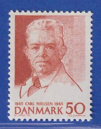 Dänemark 1965 Mi.-Nr.432y 100. Geburtstag von Carl Nielsen ** / MNH