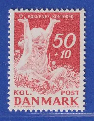 Dänemark 1965 Mi.-Nr.436  Nationales Kinderhilfswerk, Mädchen ** / MNH