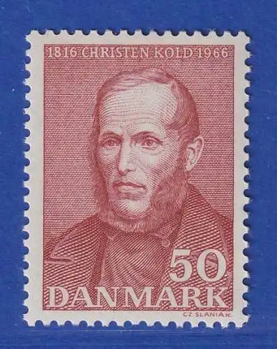 Dänemark 1966  Mi.-Nr.441y  150. Geburtstag von Christen Mikkelsen ** / MNH