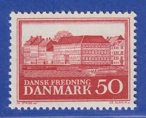 Dänemark 1966  Mi.-Nr.442x   Natur-und Denkmalschutz Kopenhagen  ** / MNH