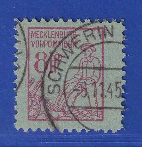 SBZ Mecklenburg-Vorpommern 1945 Mi.-Nr. 13 O gpr. KRAMP BPP