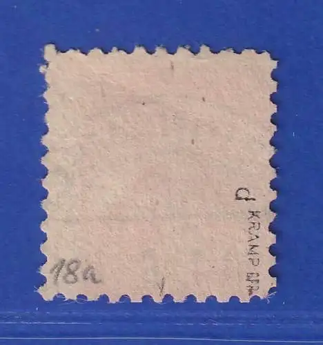 SBZ Mecklenburg-Vorpommern 1945 Mi.-Nr. 18 IId O SCHWERIN gpr. KRAMP BPP