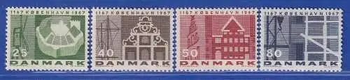 Dänemark 1967 Mi.-Nr.451-454x  800 Jahre Kopenhagen ** / MNH