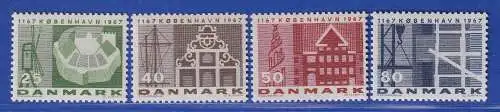 Dänemark 1967 Mi.-Nr.451-454y  800 Jahre Kopenhagen ** / MNH