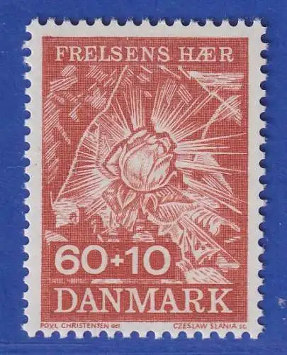 Dänemark 1967 Mi.-Nr.465 Heilsarmee Strahlende Rose ** / MNH