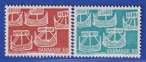 Dänemark 1969 Mi.-Nr.475-476  NORDEN Postverwaltungen ** / MNH