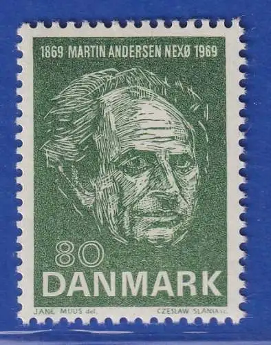 Dänemark 1969 Mi.-Nr.482  100.Geburtstag von Martin Andersen Nexo ** / MNH