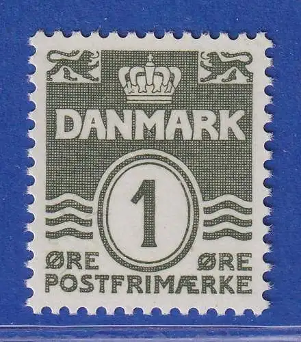 Dänemark 1969 Mi.-Nr.490  Freimarke: Wellenlinien 1 Öre ** / MNH