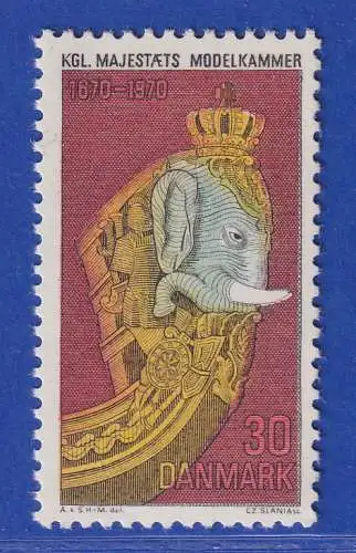 Dänemark 1970 Mi.-Nr.496  300 Jahre Marinemuseum Kopenhagen  ** / MNH