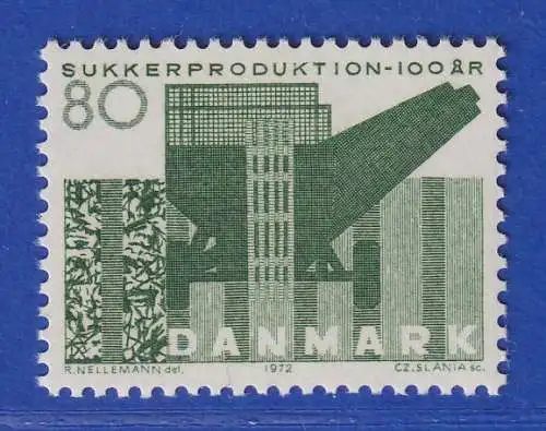 Dänemark 1972 Mi.-Nr.519 100 Jahre Zuckerherstellung in Dänemark ** / MNH