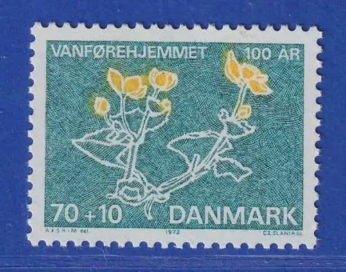 Dänemark 1972 Mi.-Nr.529  Gesellschaft und Heim für Schwerbehinderte  ** / MNH