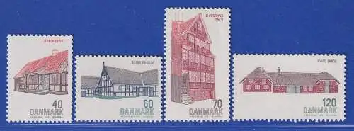 Dänemark 1972 Mi.-Nr.536-539  Baukunst ** / MNH