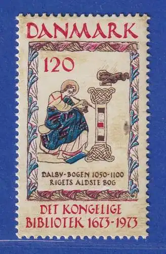 Dänemark 1973 Mi.-Nr.548 300 Jahre Königliche Bibliothek  **/ MNH