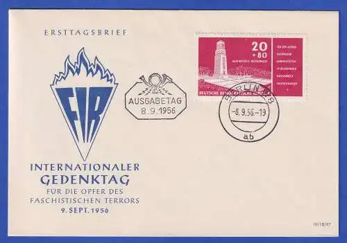 DDR 1956 Buchenwald Mi.-Nr. 538 auf FDC O BERLIN