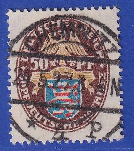 Deutsches Reich NOTHILFE 1926 Hessen Mi.-Nr. 401X  zentr. gestempelt CHEMNITZ