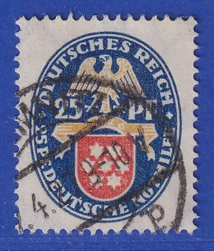 Deutsches Reich NOTHILFE 1926 Thüringen Mi.-Nr. 400X schön gestempelt CHEMNITZ